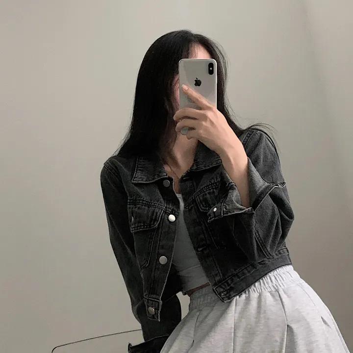 [기획/가을필수!] 퍼즐 데님 크롭 청자켓 - 2color 상세 이미지 18