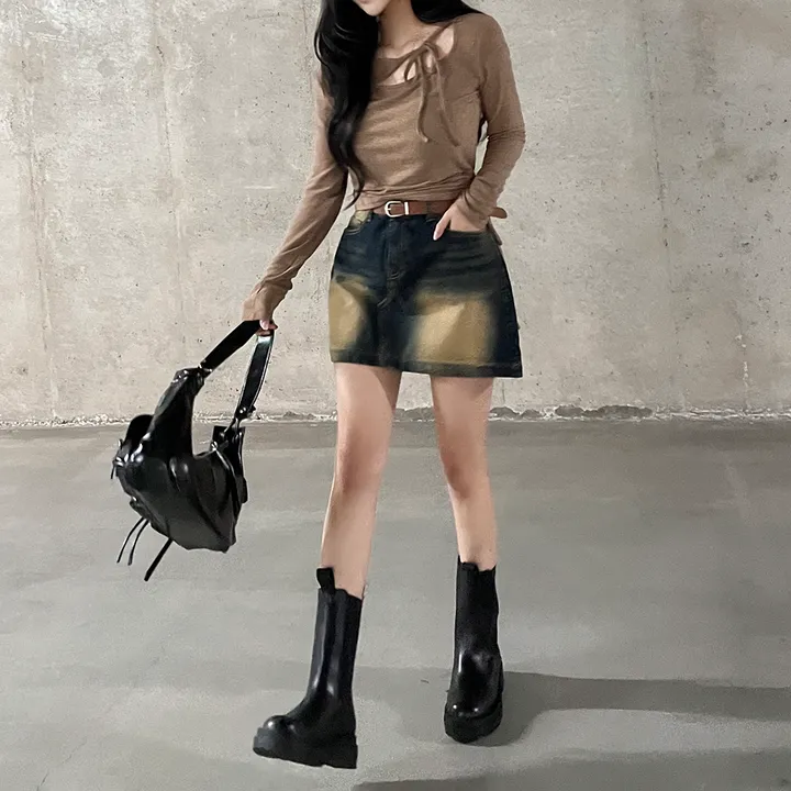 *4color*[코디필수/굿퀄리티] 심플 라운드스퀘어 레더 벨트 가죽벨트 레더벨트 무광벨트 상세 이미지 30