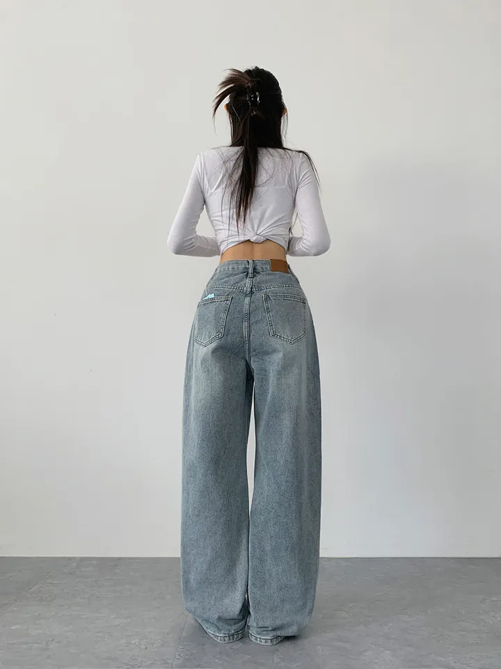 (숏,기본,롱/~XL)[사계절 인생데님,후기극찬🖤6color*사계절,스탠다드핏! 워싱 하이웨스트 데일리데님팬츠] 로키워싱스탠다드데님 상세 이미지 11