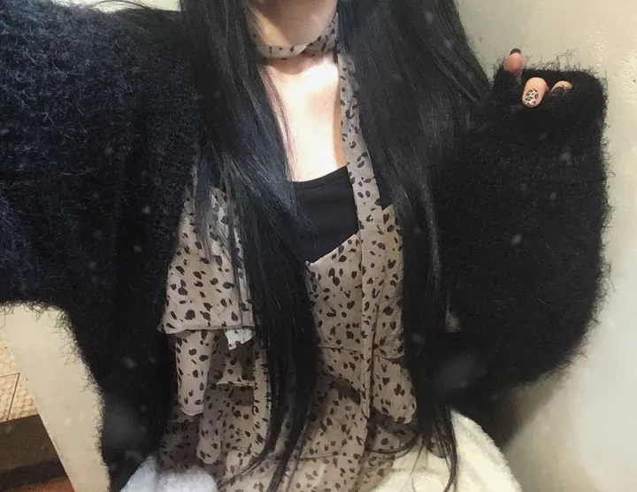 [🖤털빠짐X🖤] 여리무드 간절기 솔잎 구름 퍼 데일리 니트 가디건 상세 이미지 8
