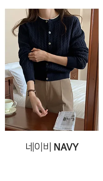 [4천장돌파][MADE] 카미유 소프트 케이블 니트 가디건 상세 이미지 10