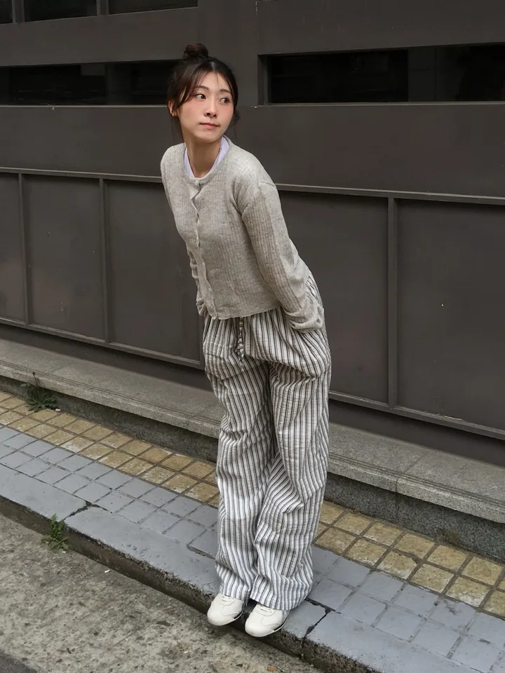 *주문폭주 순차발송* 가성비 빈티지 사계절 린넨 라운드 데일리 가디건 니트 (6color) 상세 이미지 37