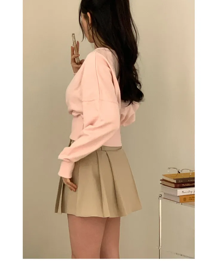 긴팔 티셔츠 모델 착용 이미지-S1L27