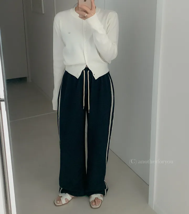 미니 심볼 펜던트 라운드 숏 가디건 4col : 어나더포유 상세 이미지 44