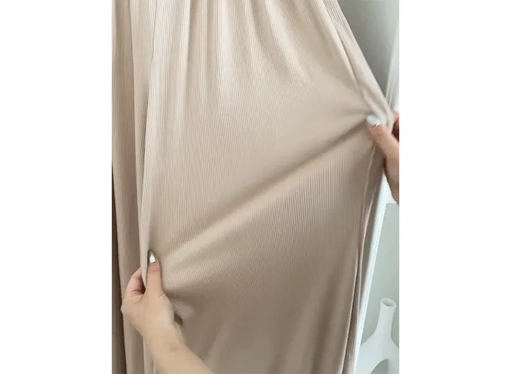 *인생팬츠/허얇골넓🩷/기본or롱*[MADE] 왕말라 허리쏙 찰랑 와이드 스판팬츠 간절기팬츠 와이드팬츠 봄 여름트레이닝 상세 이미지 8