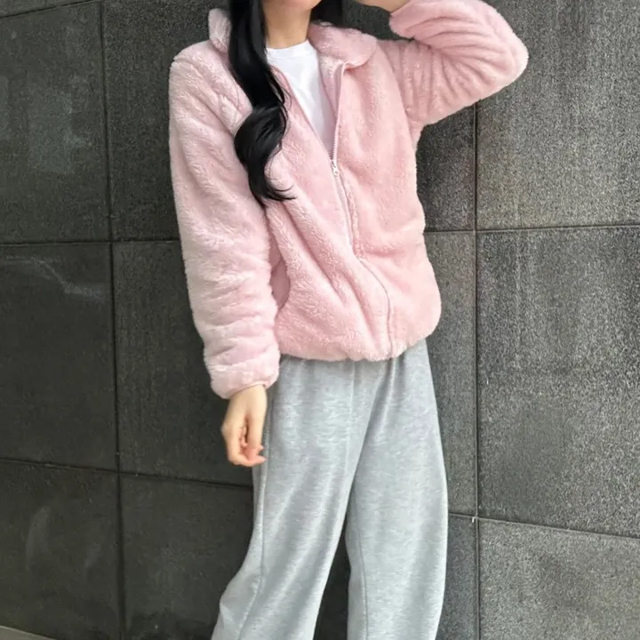 [효자템/세일] 💗양털 플리스 후리스 집업 커플 남여 공용 3color 상세 이미지 14