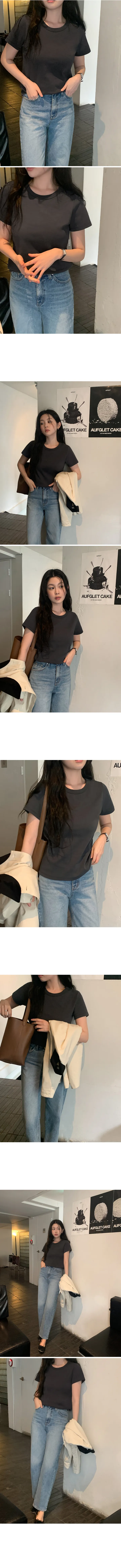 [👍질좋은기본티][MADE] 에센셜 탄탄 크루넥 반팔 티셔츠 상세 이미지 23