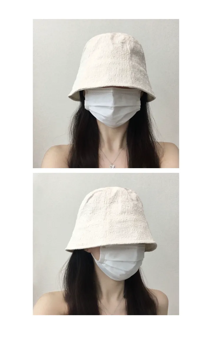 [추가할인/당일출고] 보라빛 주름 벙거지 - 고퀄리티 빅사이즈 연예인핏 데일리 봄 여름 가을 신상 버킷햇 여자 상세 이미지 5