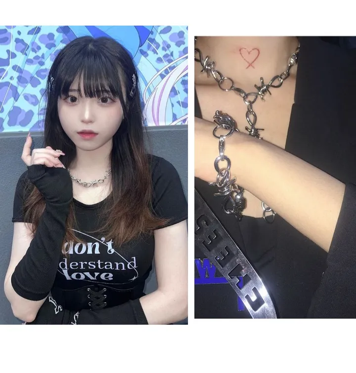 주폭 [초커+목줄세트]키치 하트,포켓걸,실버벨 초커 남자친구 이벤트남친선물 이벤트소품 코스프레소품 목줄초커 초커세트 상세 이미지 62