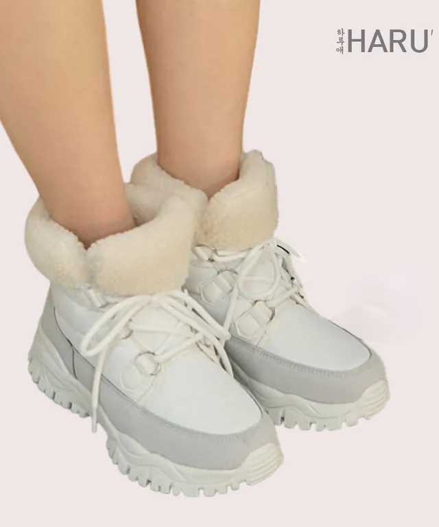 [하루에] 세비 여성 따숨 털부츠 5.0cm