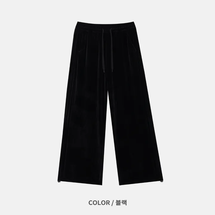 해리 벨루어 트랙 팬츠 벨벳팬츠 트레이닝복 바지 여름 와이드 트레이닝 상세 이미지 29