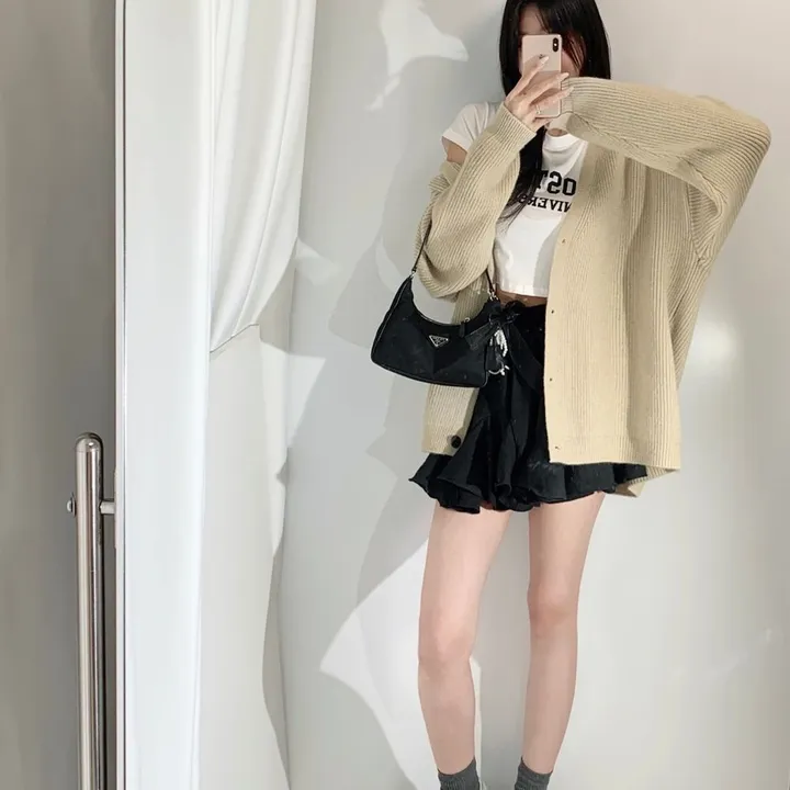 봄신상 간절기 도톰한 봄가디건  오버핏 여리핏 가디건 여친룩 데이트룩 꾸안꾸룩 3COLOR 상세 이미지 14