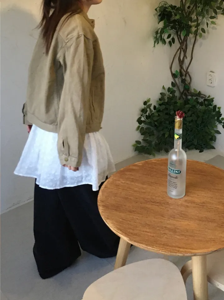 [봄신상💐](2colors/주문폭주🎉/투웨이) 빈티지 블루종 코튼 면 라이더 점퍼 자켓 jk 상세 이미지 9
