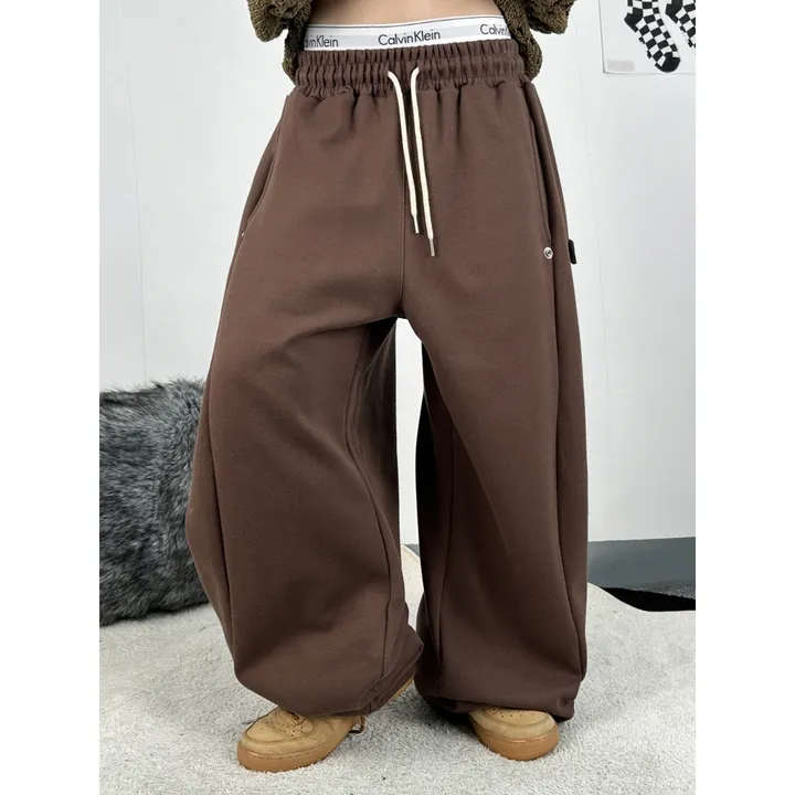 기모선택❤️[UNISEX/소장추천!/6color!]데이유 비죠 스냅 버튼 포인트 루즈 와이드 벌룬 트레이닝 팬츠(3-5일 여유주문) 상세 이미지 42