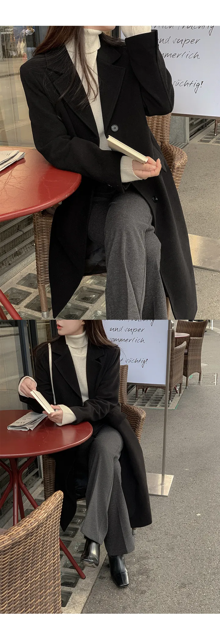 [자체제작/2천장돌파!/S-XL]프레이 스텐카라 탄탄 싱글 롱 코트 상세 이미지 67