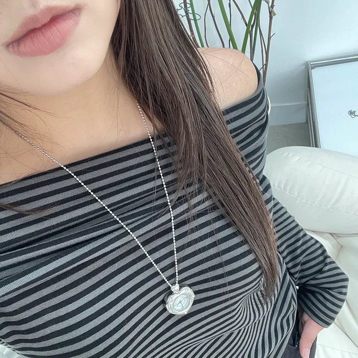 Twinkle Heart Clock Long Necklace 상세 이미지 10