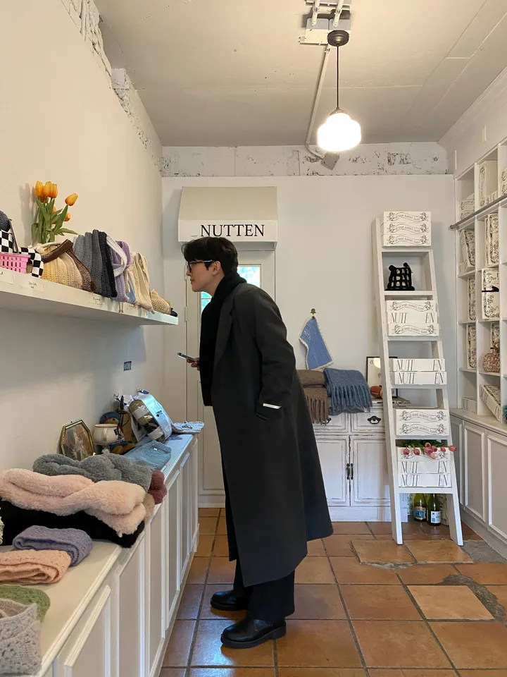 라이트 맥시 울 코트 상세 이미지 11