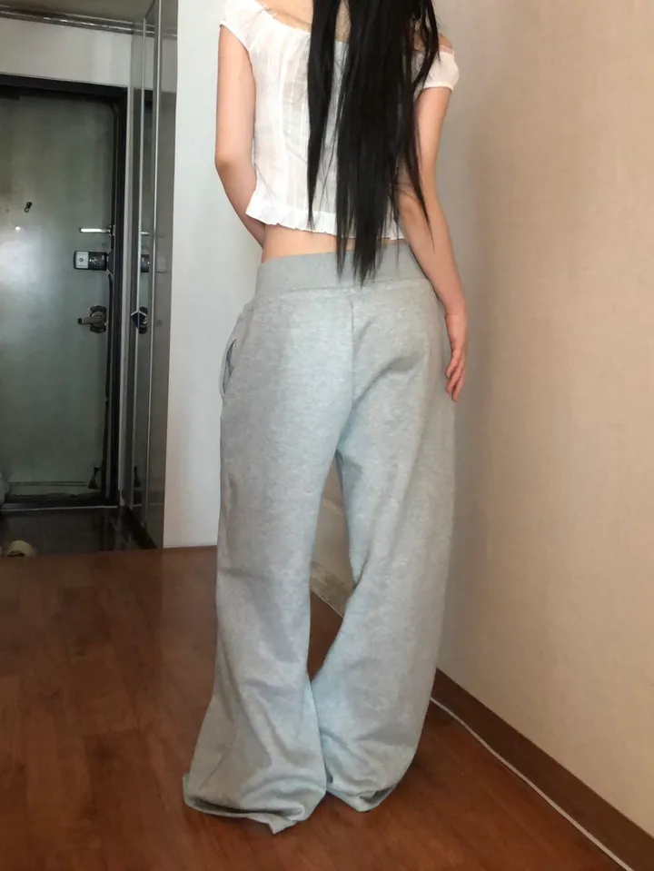 (골넓핏❤️‍🔥/~2XL/2col)코르셋 골반뽕 밴딩 와이드 트레이닝팬츠 상세 이미지 11