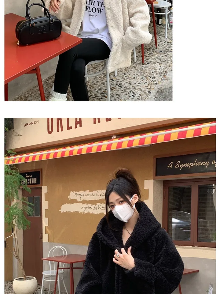 피글렛 양기모후드 무스탕 오버핏 후드집업 후리스 오버핏자켓 오버핏후드티 기모후드집업 투웨이후드집업 후드가디건 상세 이미지 18