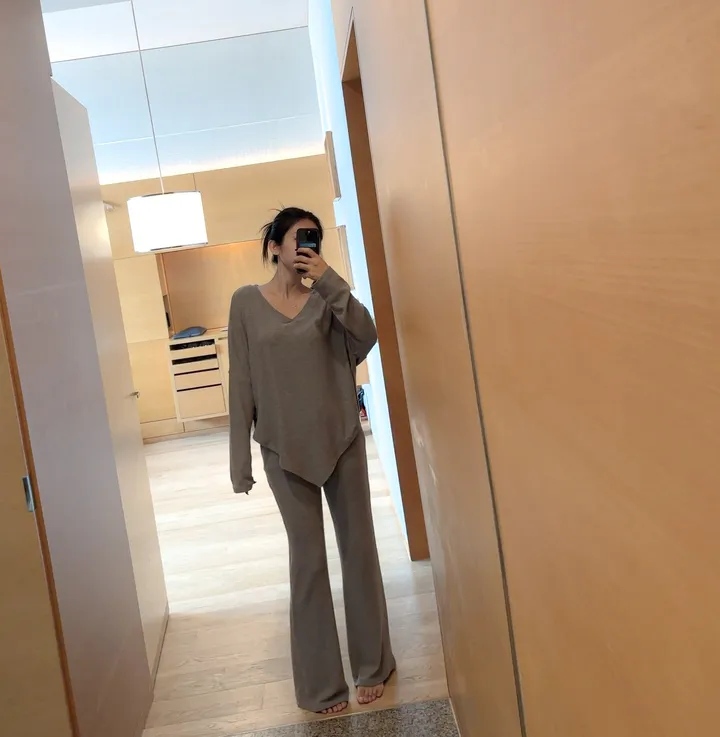 [Made /단품구매가능 /세트3000원할인] 촉촉 촤르르 연유 라떼 트레이닝 세트 여리핏 꾸안꾸 퀄보장 데일리set 핏보장 봄 신상 상세 이미지 191