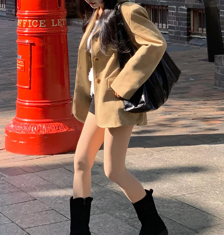 *찐고퀄[핏보장] 왕보들 스웨이드 루즈 카라 버튼 클래식 전체 안감 자켓-2col 상세 이미지 37