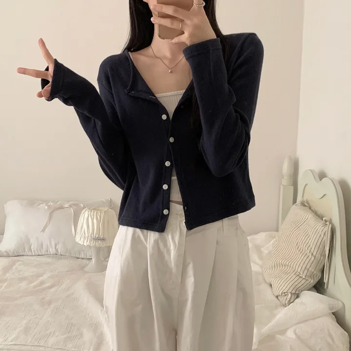 로로 펀칭 가디건 (8color) 상세 이미지 157