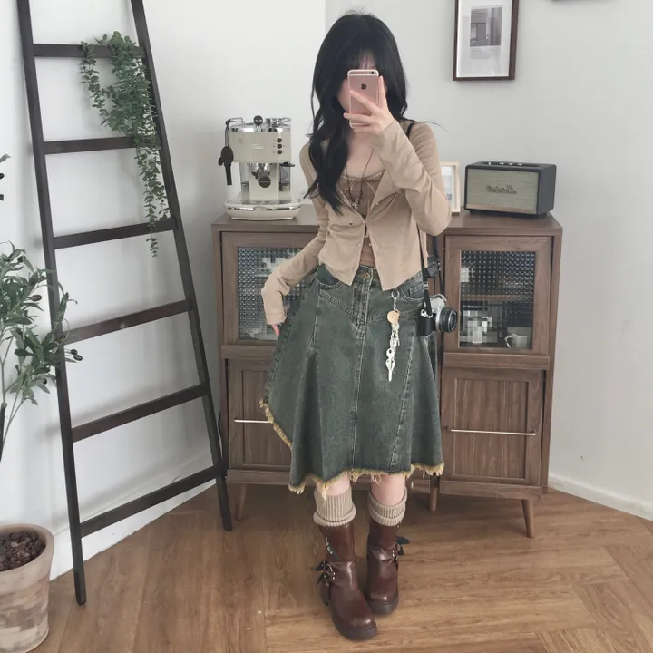 [콩단추🤎/SET 가격!] 빈티지 모리걸 레이스 리본나시 & 쫀득 여리 스판 가디건 세트 상세 이미지 30
