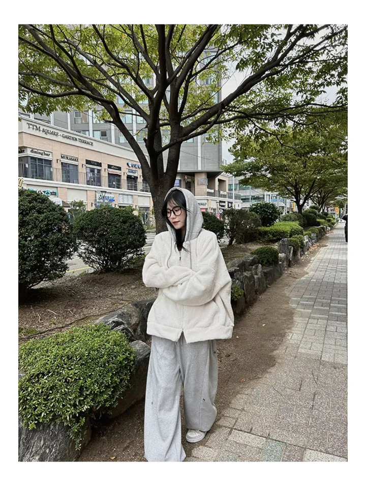 [당일배송][양털/뽀글이]후드 플리스 투웨이 겨울 따뜻한 데일리 점퍼 3color 묶음할인중 상세 이미지 17