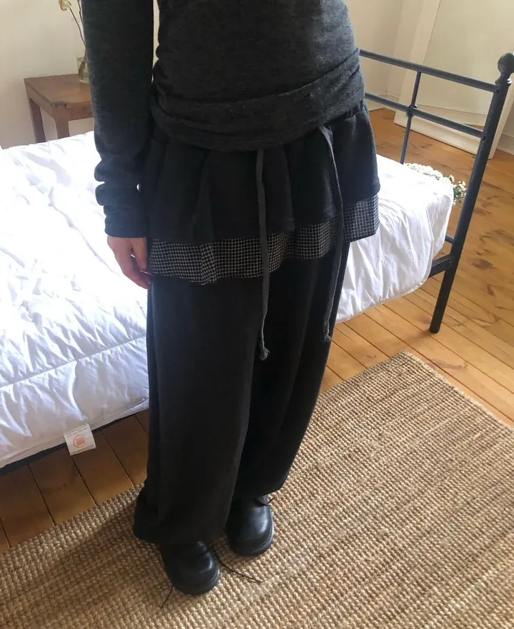 [유사품주의/최저가] layered frill banding pants 상세 이미지 3