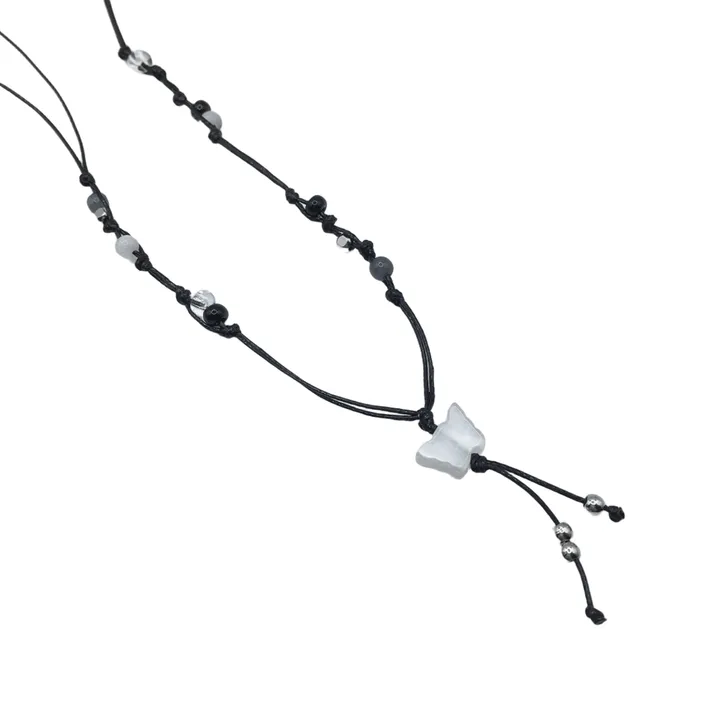 [Surgical] Butterfly Stone Necklace 2color 상세 이미지 2