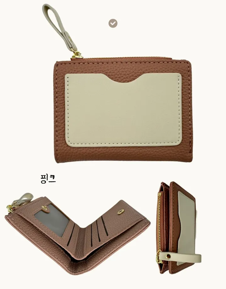 (당일배송/퀄리티보장)2color 투톤 카드지갑 상세 이미지 9