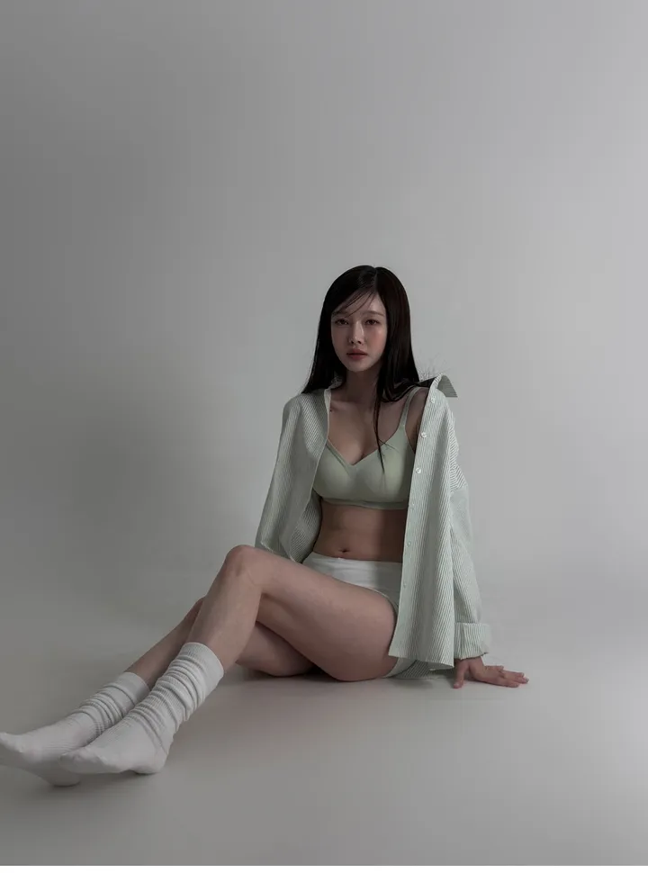 [M ~ 3XL] 5colors 매쉬 와이드 브라 빅사이즈브라 큰컵브라 상세 이미지 21
