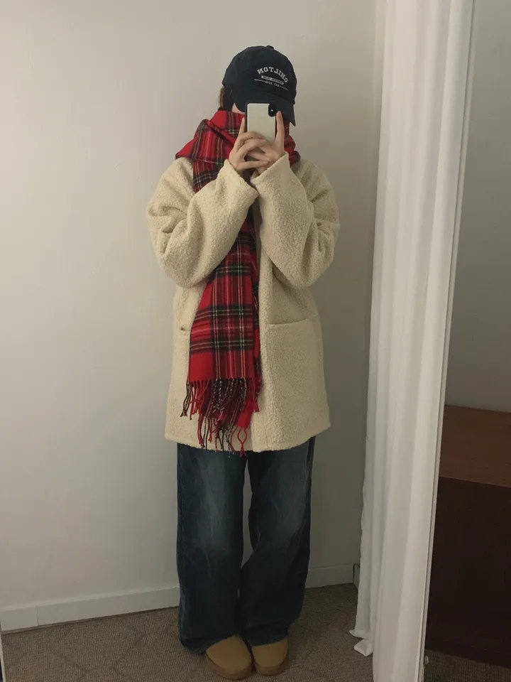 부클하프코트 (3color) 상세 이미지 23
