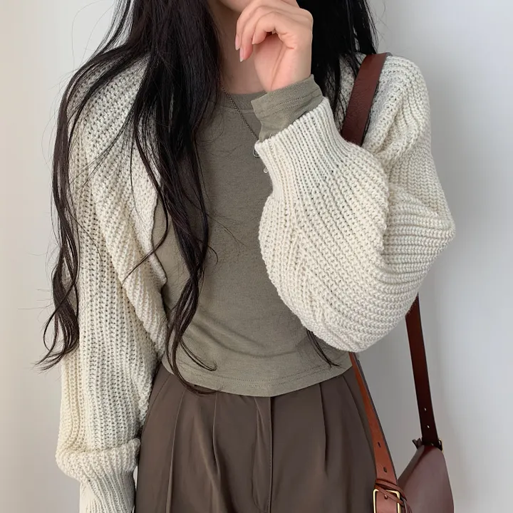 가을 두께감! 하찌 볼레로 크롭 니트가디건;5col 상세 이미지 43