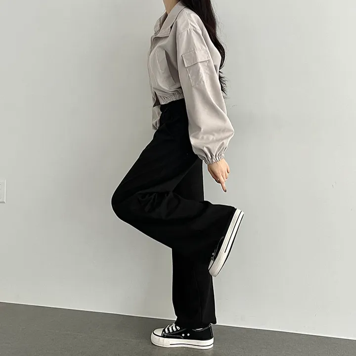 *봄신상*[아방핏!안감o 바람막이 항공점퍼 크롭점퍼] 솔로포켓투웨이집업자켓 상세 이미지 11