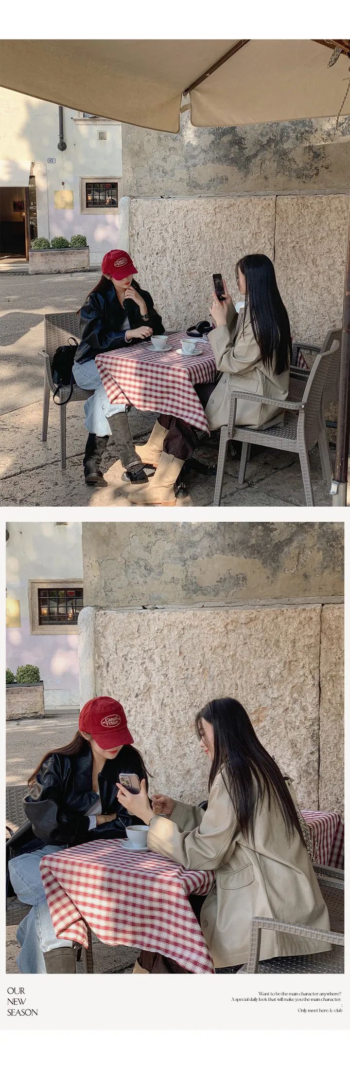 [자체제작/오늘출발/1만장돌파!]#봄🌷 바텐 오버핏 하프 레더 자켓 (데일리룩/개강룩/봄아우터/봄자켓/레더자켓/가죽자켓/루즈핏) 상세 이미지 44