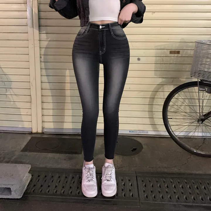 재입고완료 [ 인스타폭주템🐰🖤 ] 포트 흑청 데님 청자켓 크롭 봄 자켓 상세 이미지 15