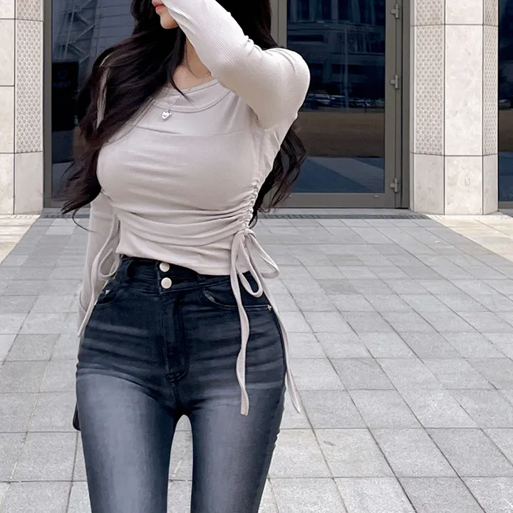 +영상핏[허리쏙MADE/기본or롱] 리얼 마네킹 허리쏙 투버튼 워싱 부츠컷팬츠 부츠컷데님 보정청바지 인생청바지 홀리허리쏙 S,M,L 상세 이미지 79