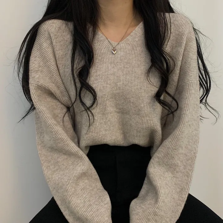 [재진행/울50%] 백화점 퀄리티! 박스 V넥 울니트;7col 상세 이미지 50