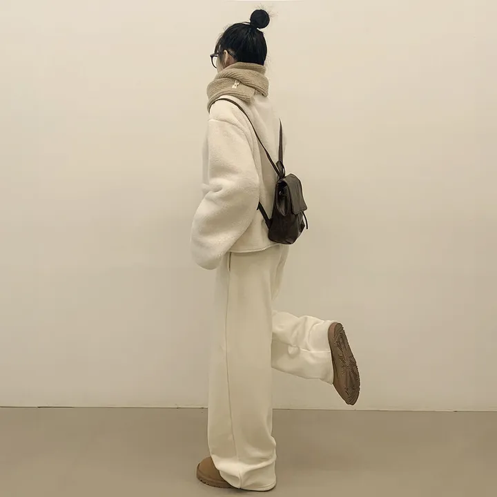 [양면퍼🧸/귀여움] 아방핏 양털 후리스 뽀송 카라 덤블 퍼자켓 크롭점퍼 밍크 숏코트 상세 이미지 20