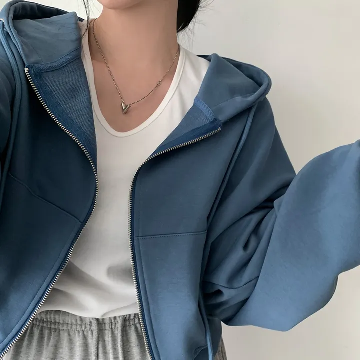 [💖후기극찬/봄,가을교복💖]  자체제작 #크치Made 꿈에 나온 핏, 사계절 입는 크롭 투웨이 후드집업 - zipup : 봄,봄아우터,봄자켓,가을,가을아우터 상세 이미지 80