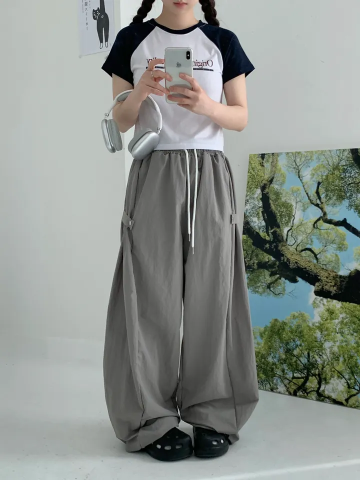 [UNISEX]알로 사이드 스냅 벌룬팬츠 상세 이미지 2