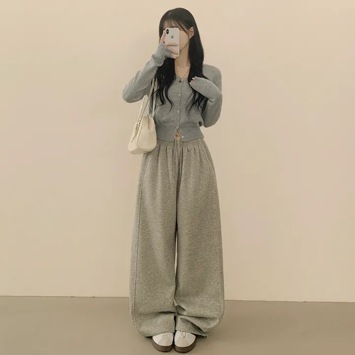[울100✨허리잘록핏!] 크롭 브이넥 니트 파스텔 봄가디건 상세 이미지 7