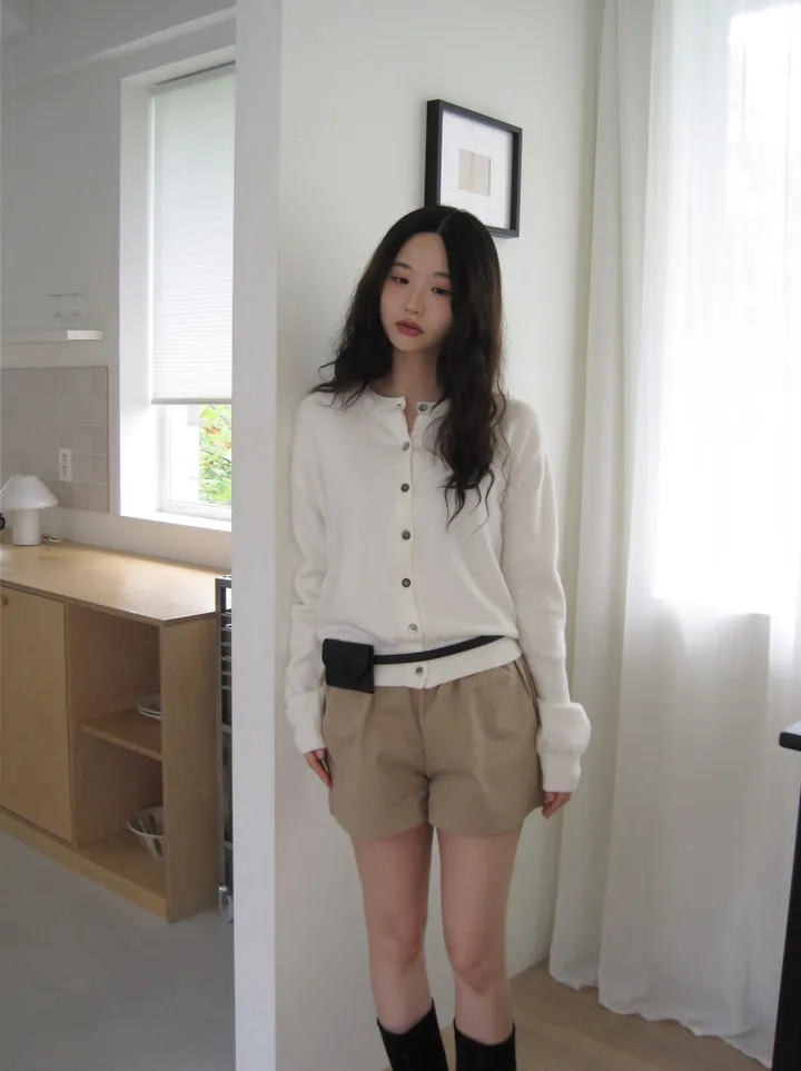 카디건 모델 착용 이미지-S1L71