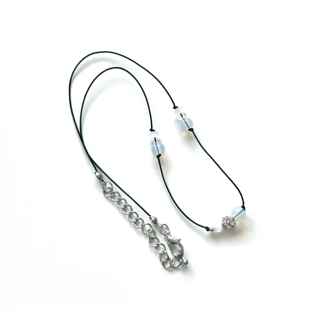 Opal Wind Flower Necklace  오팔 바람 꽃 원석 목걸이 상세 이미지 2