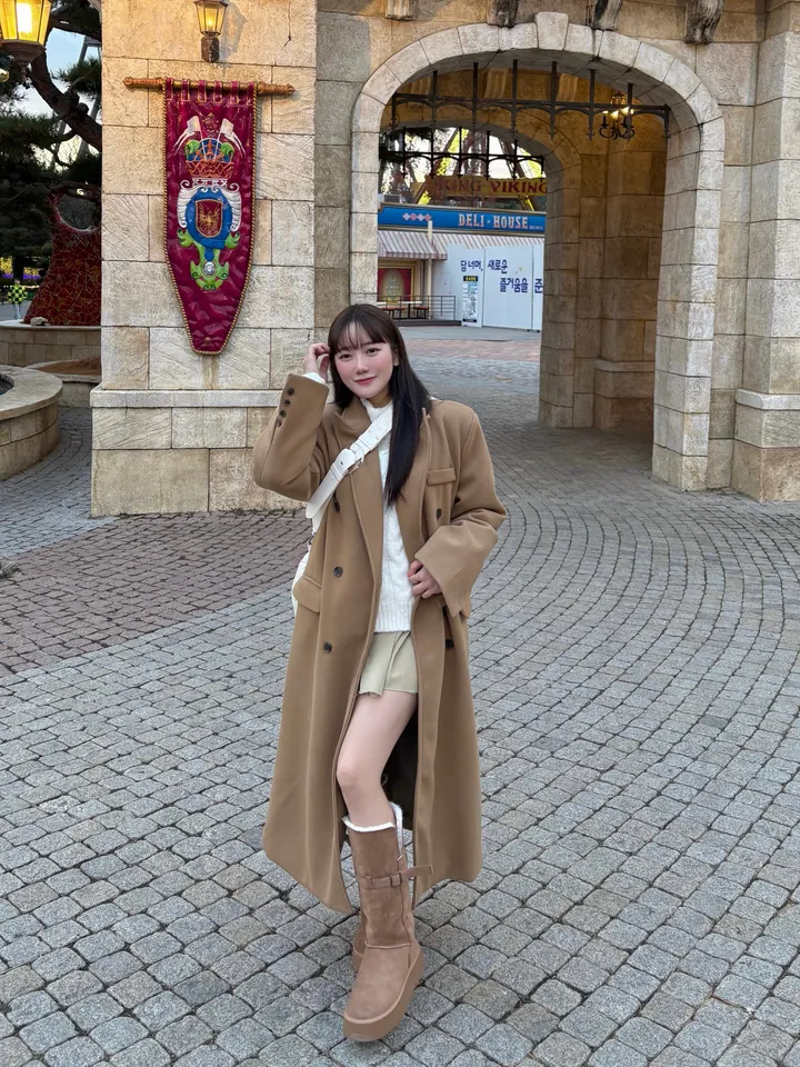 [최저가보장/🤎울함량 30🤎] 더블 롱 오버핏 코트 2color 상세 이미지 1