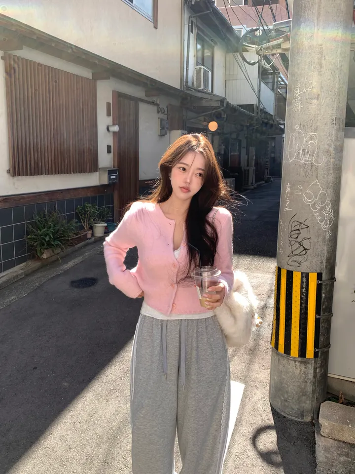 [베이비색감💌/고퀄원단] 앙고라 봄 새미크롭 가디건-4col 상세 이미지 9