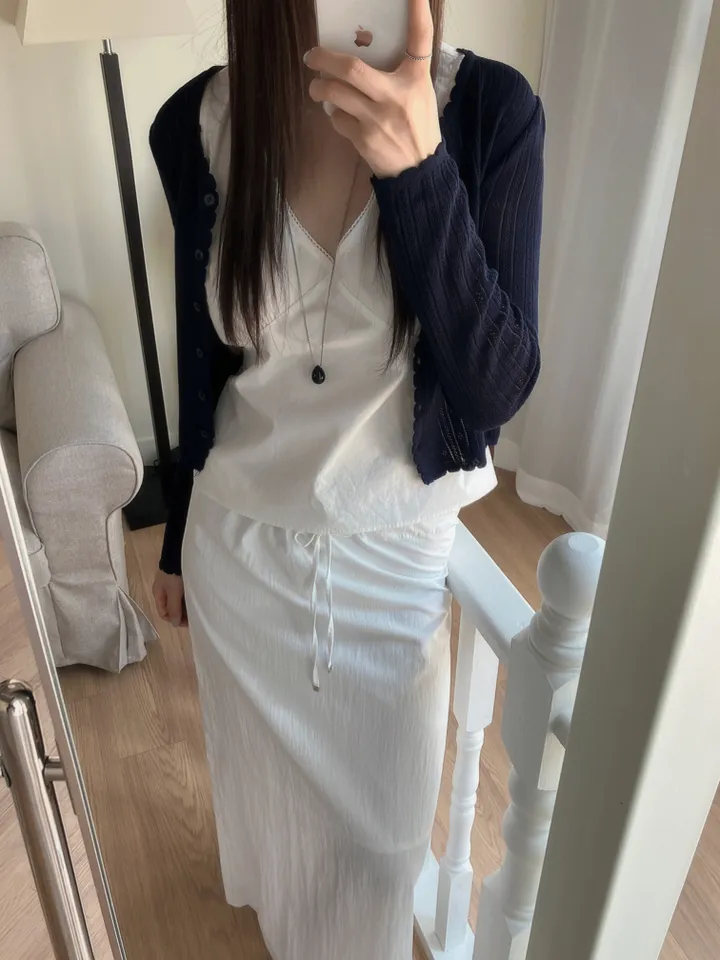 [썸머/데일리]웨이브 펀칭 썸머 가디건(4컬러) 상세 이미지 17