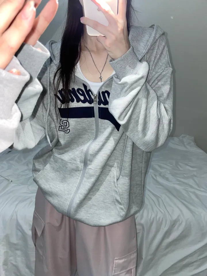 [unisex/쭈리] 디나 데일리 투웨이 오버핏 후드집업 (4color) 상세 이미지 21
