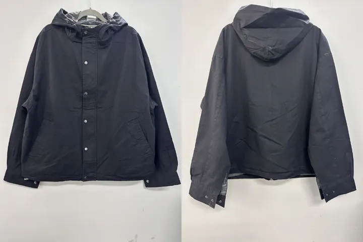 [UNISEX]라코 컬러 배색 포인트 빈티지 후드 야상 점퍼 자켓(3color) 상세 이미지 35